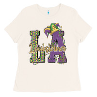 Bone louisiana mardi gras Ladies Tee - MaliasSmallBusiness