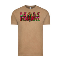 Vintage Coffee Mom with Floral Aztec and Leopard Background Vintage Tee - Bettercallsaul