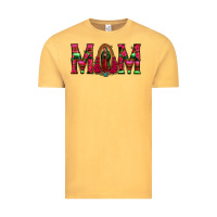 Vintage Mustard Mom with Floral Aztec and Leopard Background Vintage Tee - Bettercallsaul