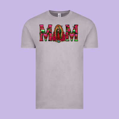 Mom With Floral Aztec And Leopard Background Vintage Tee Designed By Bettercallsaul