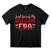 Black just loving my self love era Heavy Core Tee - MaliasSmallBusiness