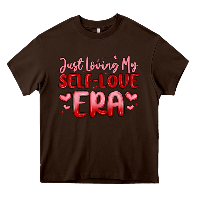 Just Loving My Self Love Era Heavy Core Tee by MaliasSmallBusiness | Teevron