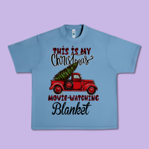 Christmas Movie Watching Blanket Urban Heavy Tee Designed By Bettercallsaul