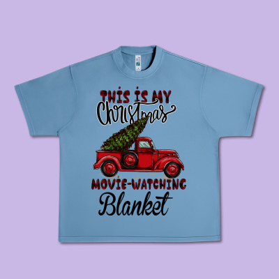 Christmas Movie Watching Blanket Urban Heavy Tee Designed By Bettercallsaul