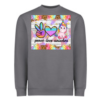 Storm peace loeve unicorns Heavyweight Sweatshirt - CowGirlArtShop