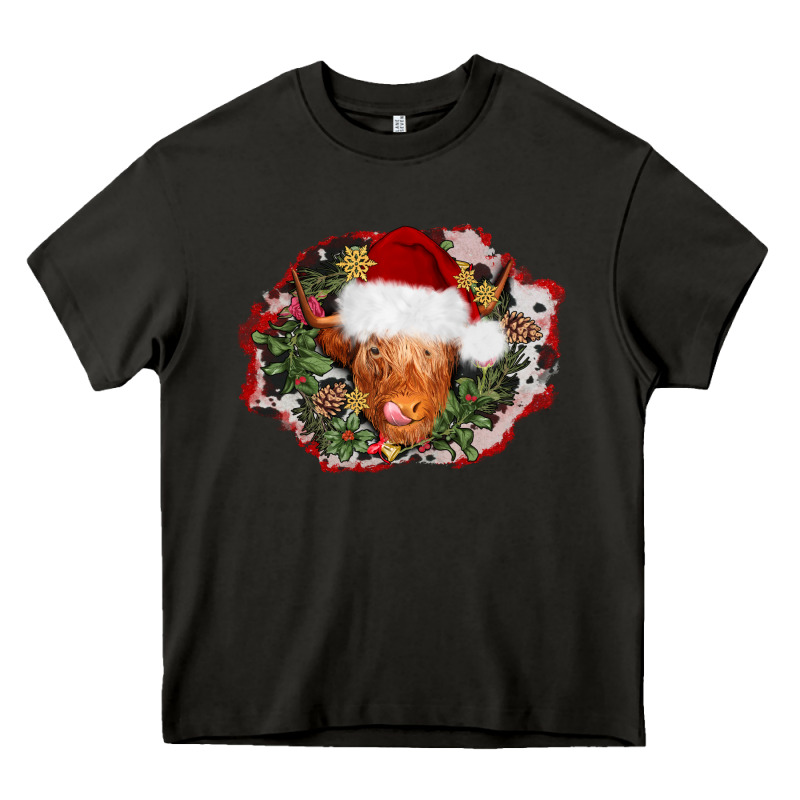 Christmas Heifer Heavy Core Tee by AdoDesignShop | Teevron