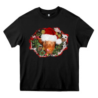 Black christmas heifer Heavy Core Tee - AdoDesignShop