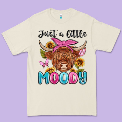 Just A Little Moody Premium Tee Designed By Maliassmallbusiness