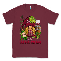 Burgundy vine diva  gnome Classic Tee - BarkalooDesign
