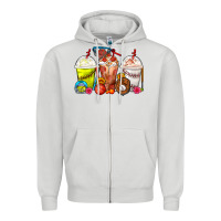 Dove Grey Softball Basketball Baseball Sports Coffee Cups Zipper Hoodie - FaDigitalArtStudio