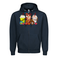 Navy Softball Basketball Baseball Sports Coffee Cups Zipper Hoodie - FaDigitalArtStudio