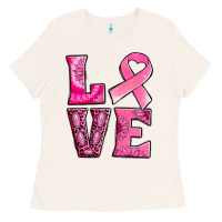 Bone Breast Cancer love Ladies Tee - NancyCooperArtShop