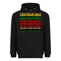Black black lives matter seamless pattern Heavyweight Hoodie - BundleAndBundleShop