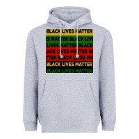 Heather Grey black lives matter seamless pattern Heavyweight Hoodie - BundleAndBundleShop