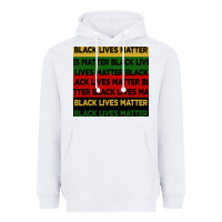 White black lives matter seamless pattern Heavyweight Hoodie - BundleAndBundleShop