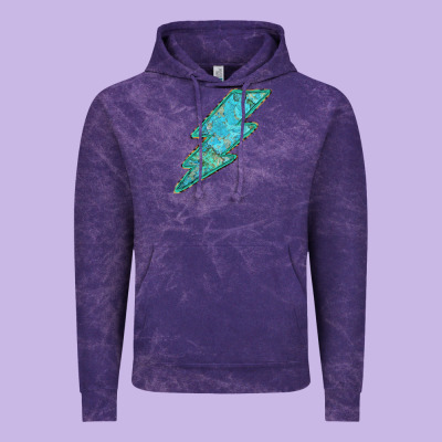 Turquoise Lightning Vintage Hoodie Designed By Bettercallsaul