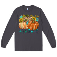 Smoke It's Fall Y'all Long Sleeve Tee - texasbilliewilder