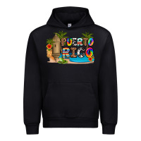 Black puerto rico Urban Hoodie - Artiststas