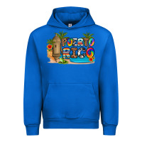 Cobalt puerto rico Urban Hoodie - Artiststas