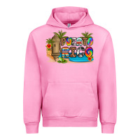 Fuchsia Pink puerto rico Urban Hoodie - Artiststas