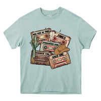 Arona 90s country cassette tapes Heavy Core Tee - MaliasSmallBusiness