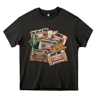 Asphalt 90s country cassette tapes Heavy Core Tee - MaliasSmallBusiness