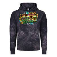 Cloud Black Montana Map Sunflower Cactus Serape Vintage Hoodie - RanaPortraitStore