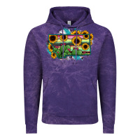 Cloud Purple Montana Map Sunflower Cactus Serape Vintage Hoodie - RanaPortraitStore