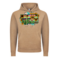 Vintage Coffee Montana Map Sunflower Cactus Serape Vintage Hoodie - RanaPortraitStore