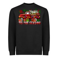 Black tis the season christmas truck Heavyweight Sweatshirt - CowGirlArtShop