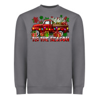 Storm tis the season christmas truck Heavyweight Sweatshirt - CowGirlArtShop