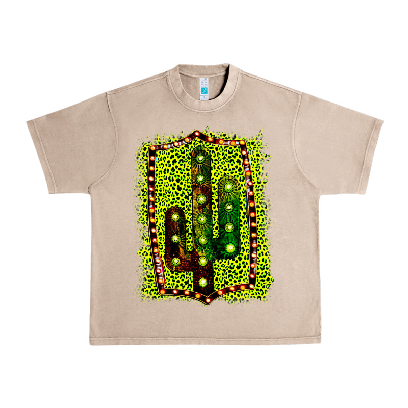Cactus Leopard Frame Urban Heavy Tee by Bettercallsaul | Teevron