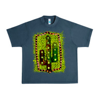 Midnight Navy Cactus Leopard Frame Urban Heavy Tee - Bettercallsaul