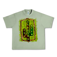 Oil Green Cactus Leopard Frame Urban Heavy Tee - Bettercallsaul
