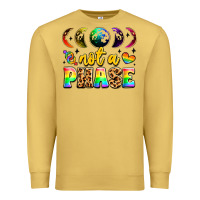 Antique Gold not a phase pride moon Premium Sweatshirt - LillyAllenDesigns