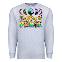 Heather Grey not a phase pride moon Premium Sweatshirt - LillyAllenDesigns