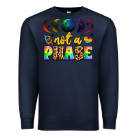 Navy not a phase pride moon Premium Sweatshirt - LillyAllenDesigns