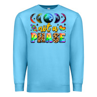 Ocean Blue not a phase pride moon Premium Sweatshirt - LillyAllenDesigns