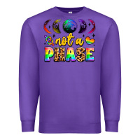 Purple not a phase pride moon Premium Sweatshirt - LillyAllenDesigns