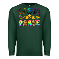Sports Green not a phase pride moon Premium Sweatshirt - LillyAllenDesigns