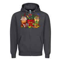 Smoke Mexico Coffee Cups Zipper Hoodie - FaDigitalArtStudio