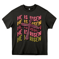 Asphalt he is risen Heavy Core Tee - MaliasSmallBusiness