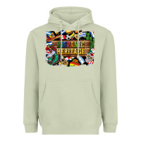 Matcha hispanic heritage flags Heavyweight Hoodie - BundleAndBundleShop