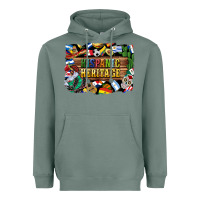 Sage hispanic heritage flags Heavyweight Hoodie - BundleAndBundleShop