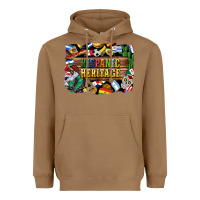 Toasted Coconut hispanic heritage flags Heavyweight Hoodie - BundleAndBundleShop