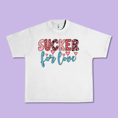 Sucker For Love Urban Heavy Tee Designed By Jahusdesignshop