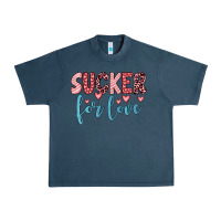 Midnight Navy sucker for love Urban Heavy Tee - JahusDesignShop