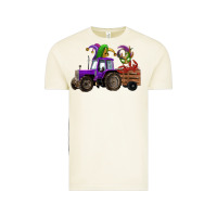 Vintage Arctic mardi gras mask crawfish farm tractor Vintage Tee - RanaPortraitStore
