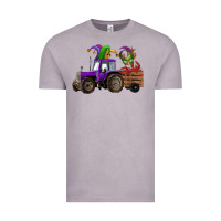 Vintage Zinc mardi gras mask crawfish farm tractor Vintage Tee - RanaPortraitStore