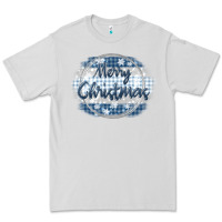 Dove Grey merry christmas blue Premium Tee - MaliasSmallBusiness